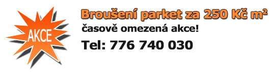 AKCE Broušení parket AKCE Broušení parket