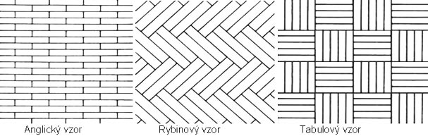 Mozaiky ze standardních devin - vzory